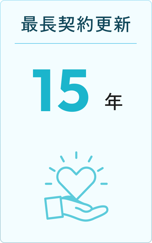 最長契約更新年数15年